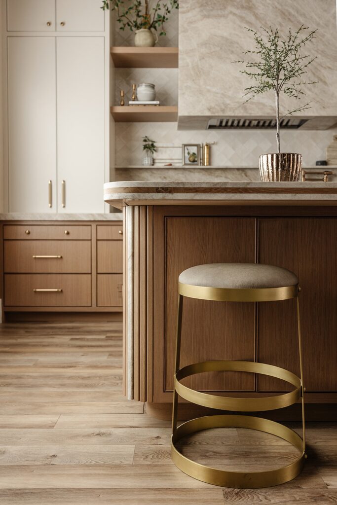 Custom Alpine Utah studio kitchen with warm wood cabinetry and high-end appliances built for The Recipe Critic